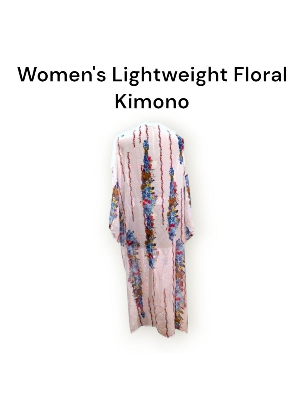 Women's Lightweight Floral Kimono